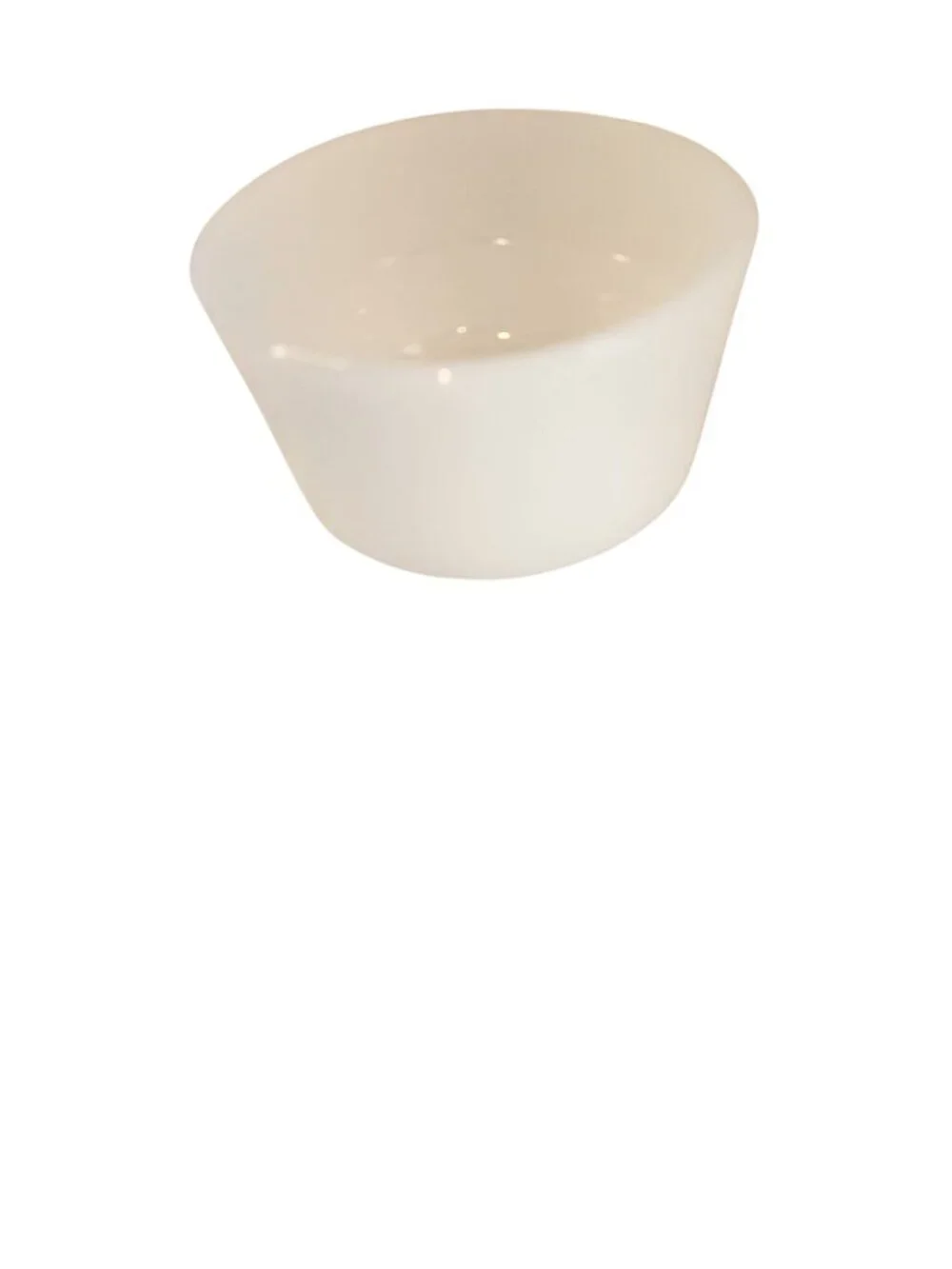 Vintage Glasbake Milk Glass Custard Bowls Set of 6